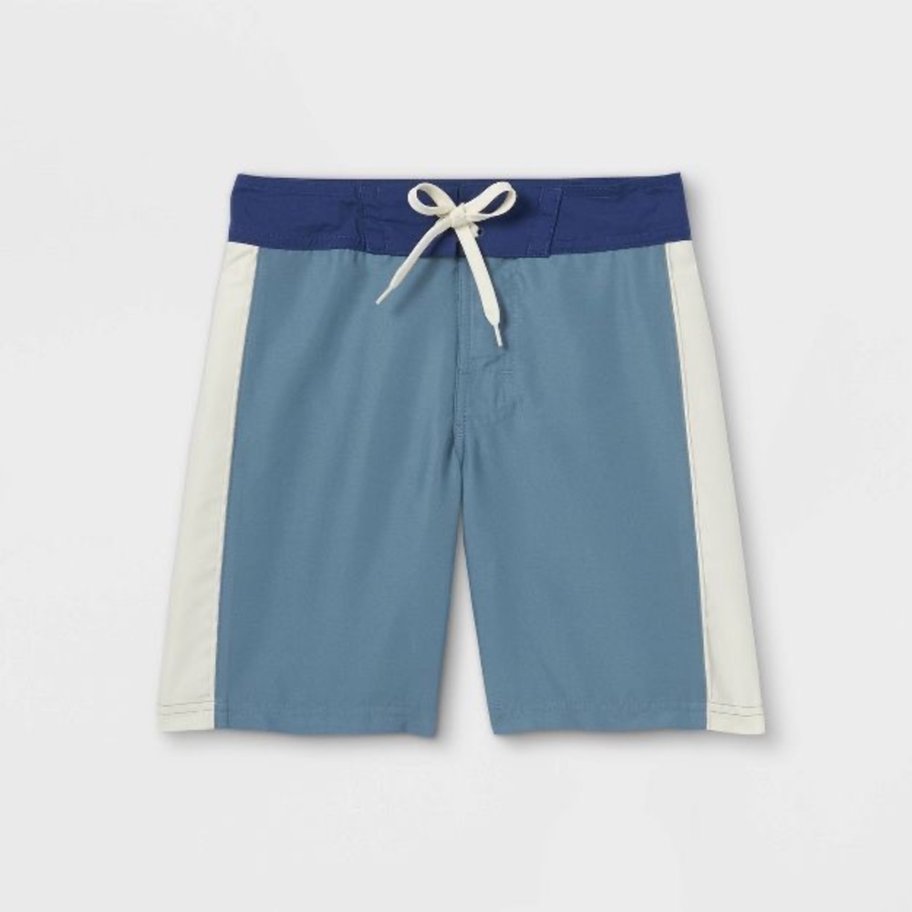 NWT ~ Boys Colorblock Swim Trunks